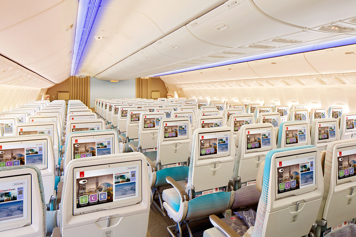Emirates Economy Class - Familie 