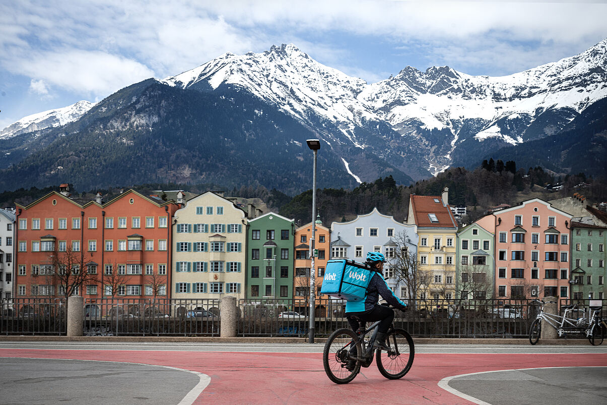 Wolt kommt nach Innsbruck