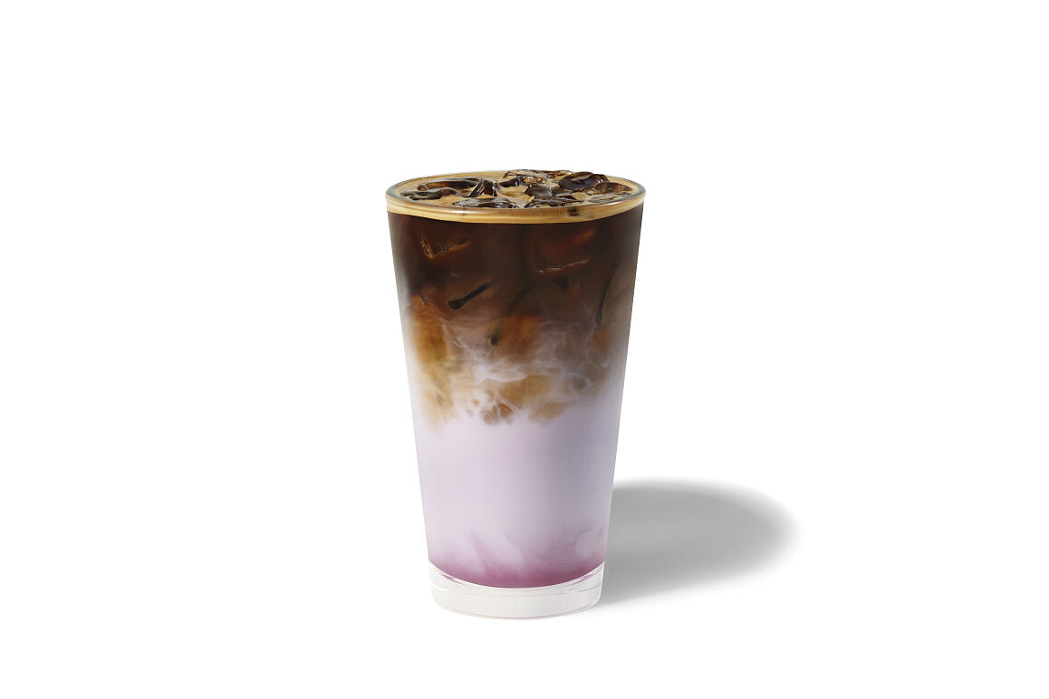 Iced Ube Vanilla Macchiato