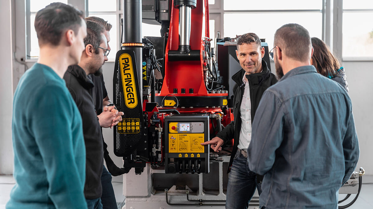 Persönlicher Austausch und Einblicke in den Arbeitsalltag bei PALFINGER.