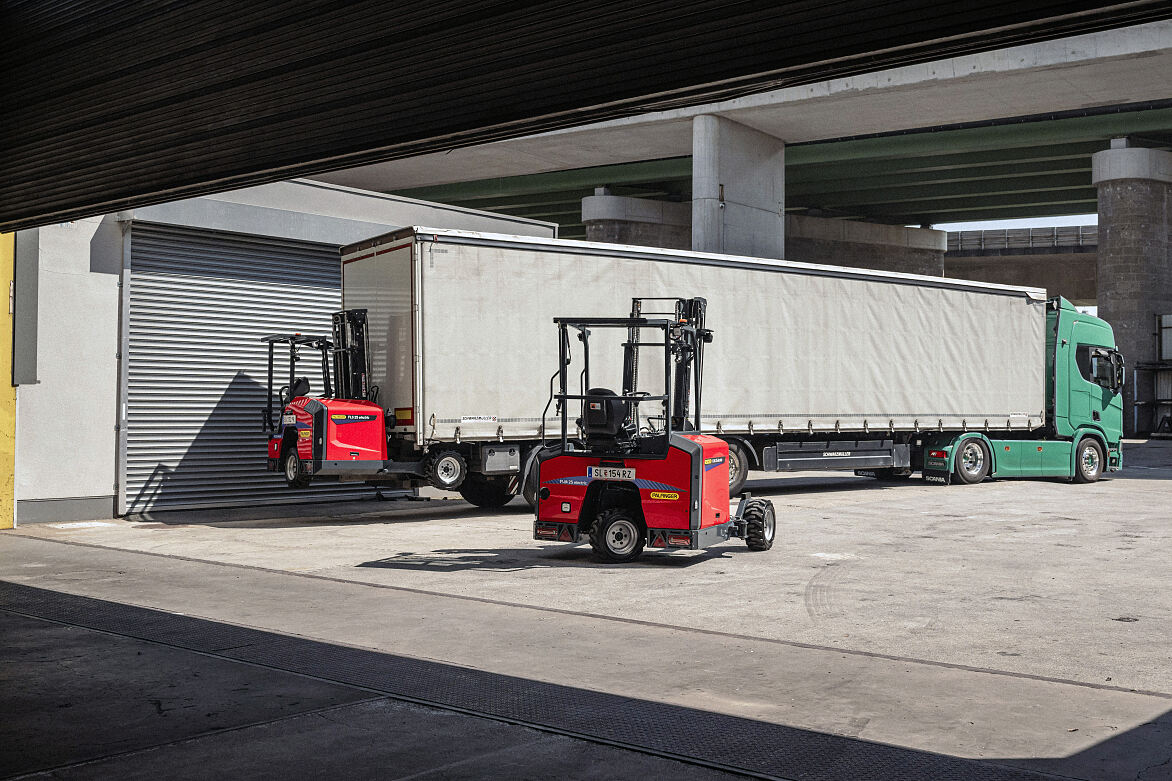 PALFINGER launches compact Middle-Seat Truck-Mounted Forklift