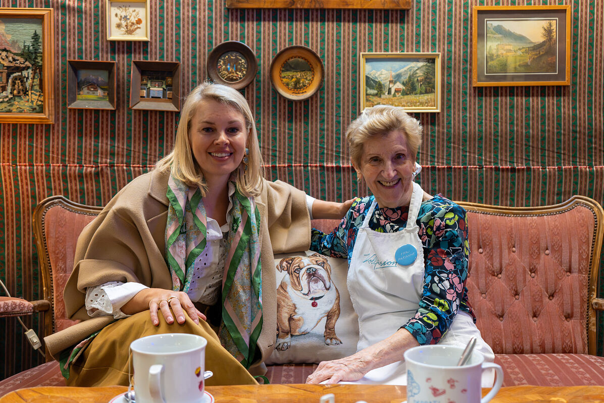 Vizebürgermeisterin Elli Mayr in der Vollpension in Innsbruck