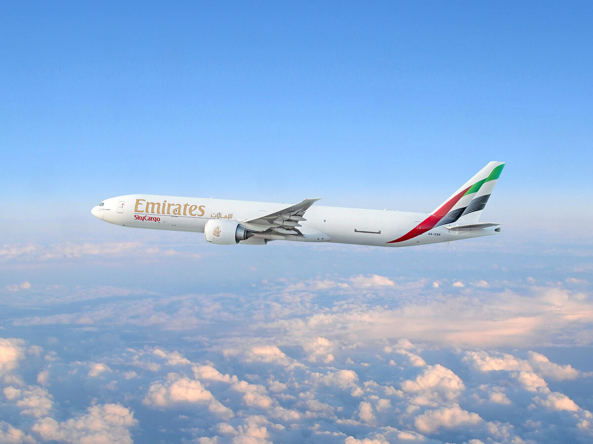 Emirates Skywards Boeing 777-300ERSF Frachter