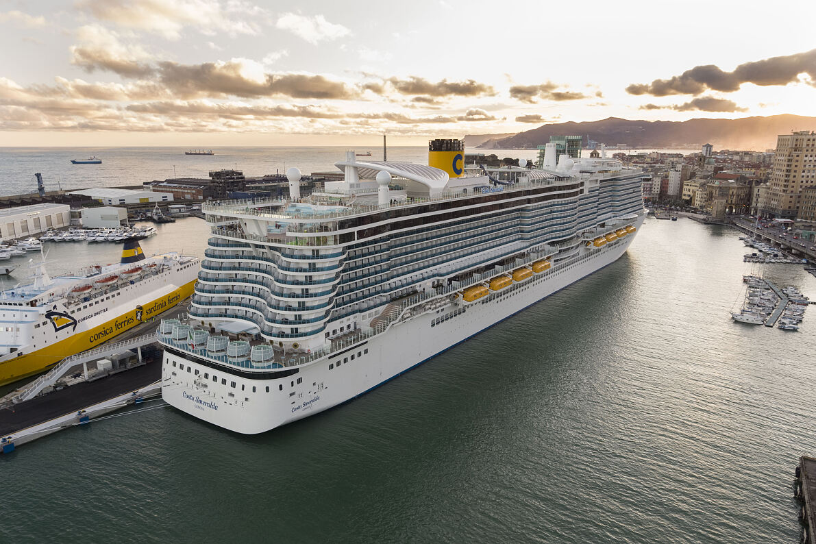 Costa Smeralda Ship View
