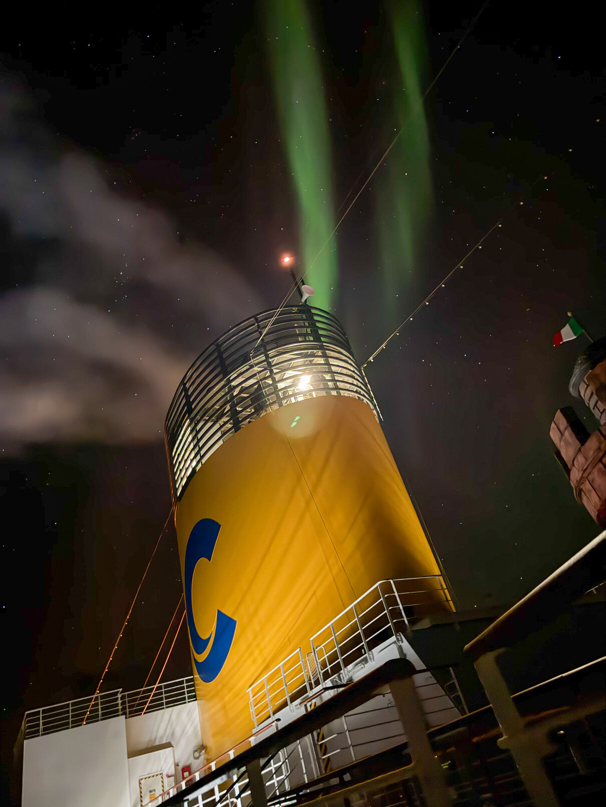 An fünf aufeinanderfolgenden Nächten erlebten die Gäste die Magie des Nordlichts.