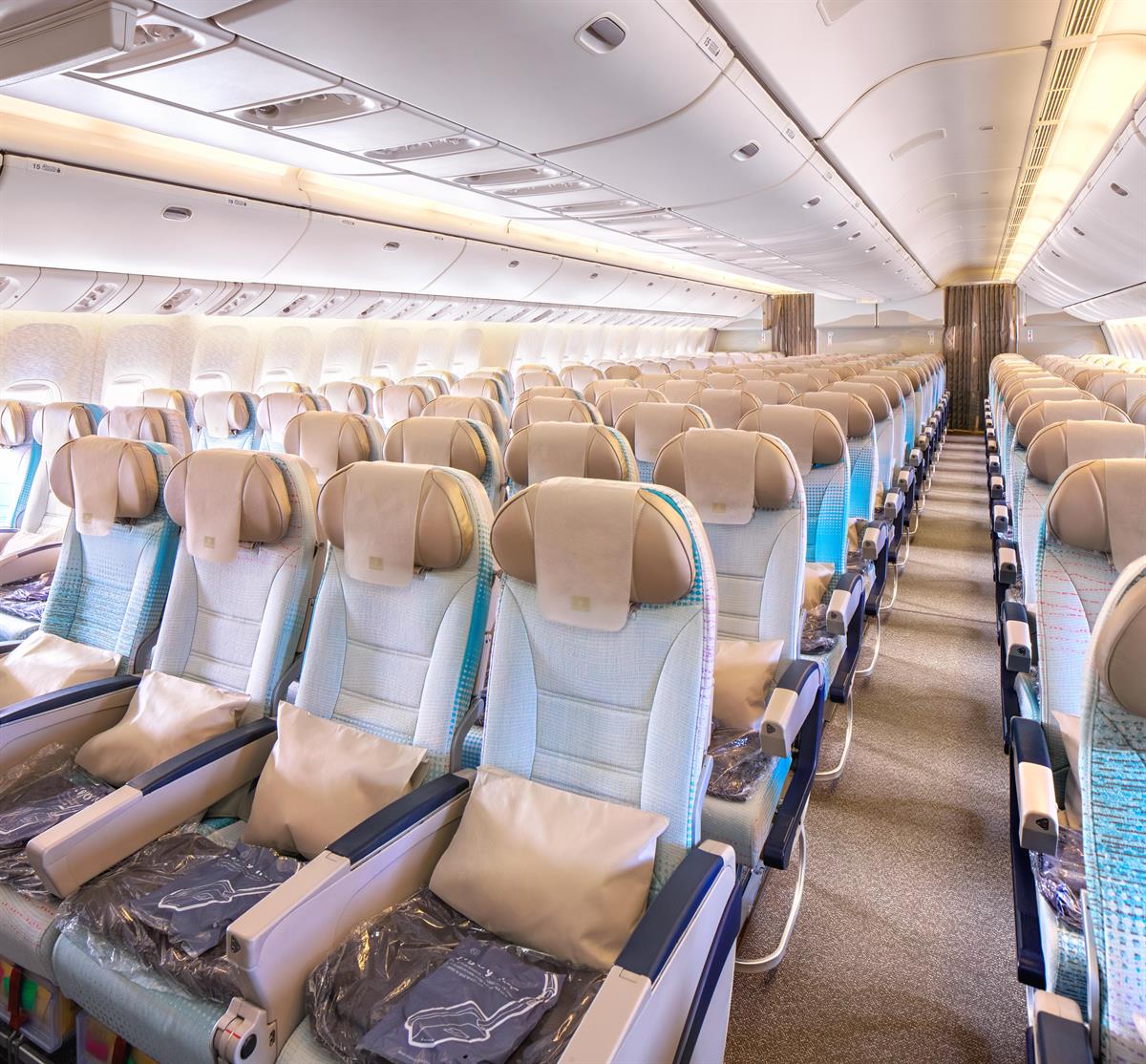 B777 Economy  Class Konfiguration
