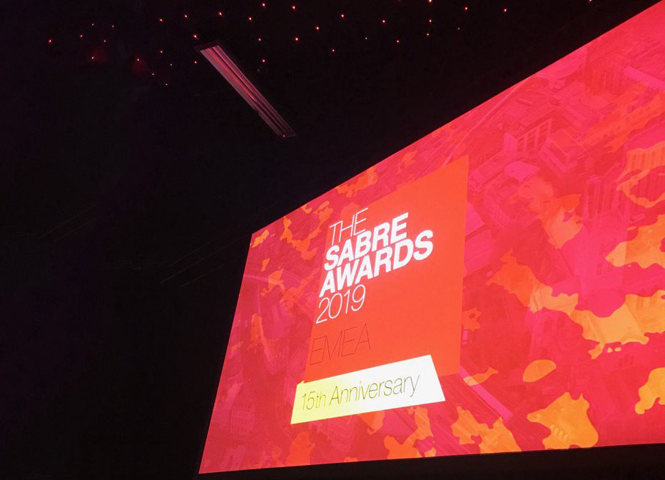 SABRE Awards EMEA 2019 Gala in London, UK.