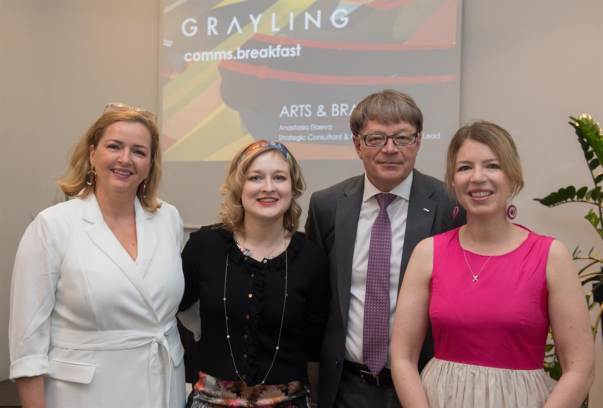 Grayling comms.breakfast zum Thema Brands & the Arts