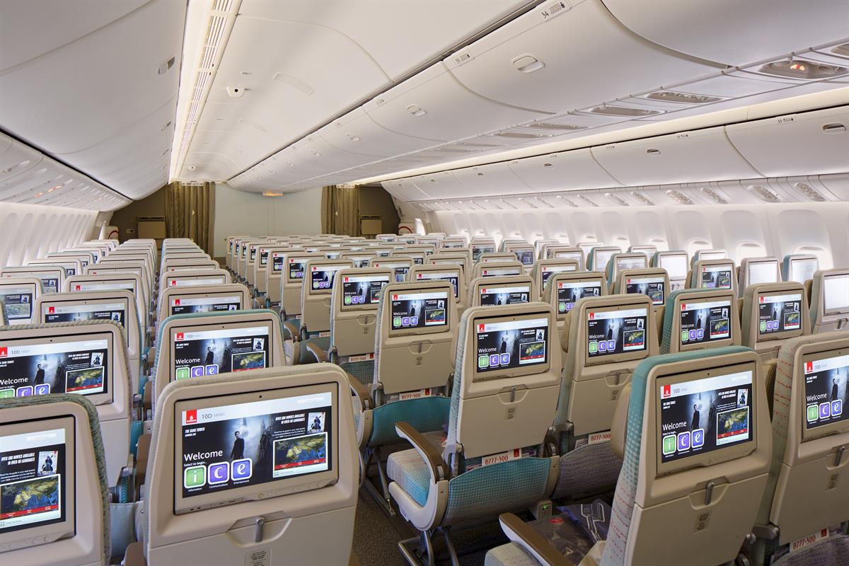 Economy Class-Kabine Boeing-777-300ER