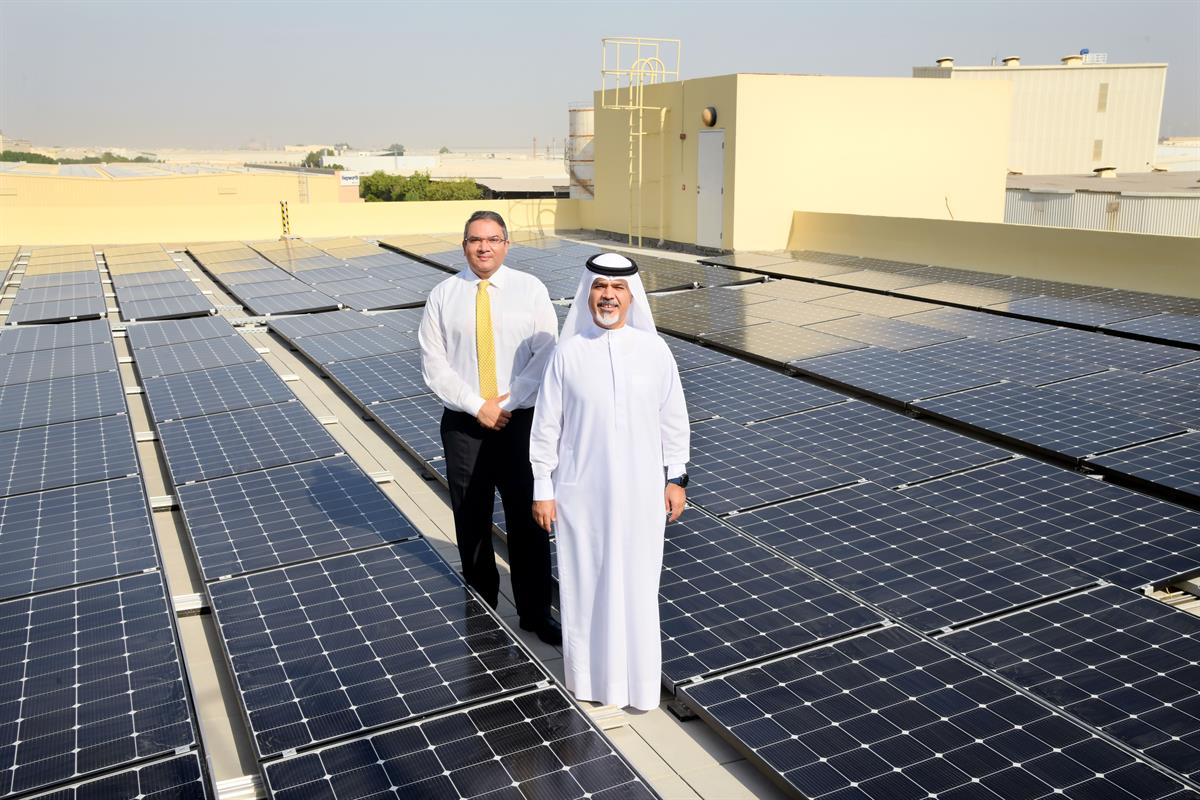 Muhammed Tariq, AVP Engineering, Emirates Flight Catering, and Saeed Mohammed, Chief Executive Officer of Emirates Flight Catering