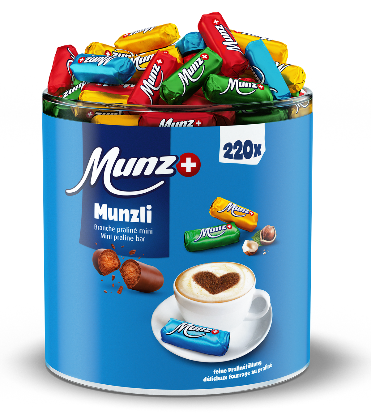 Munz Munzli Milch 1kg Dose