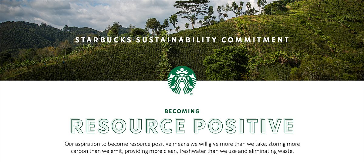 Starbucks setzt neue Nachhhaltigkeitsziele bis 2030