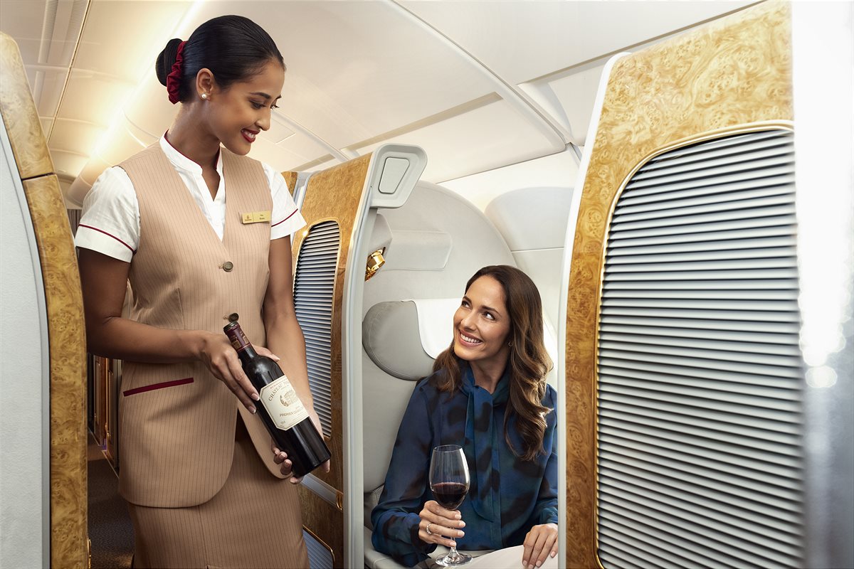 Prämiertes Emirates Weinangebot 