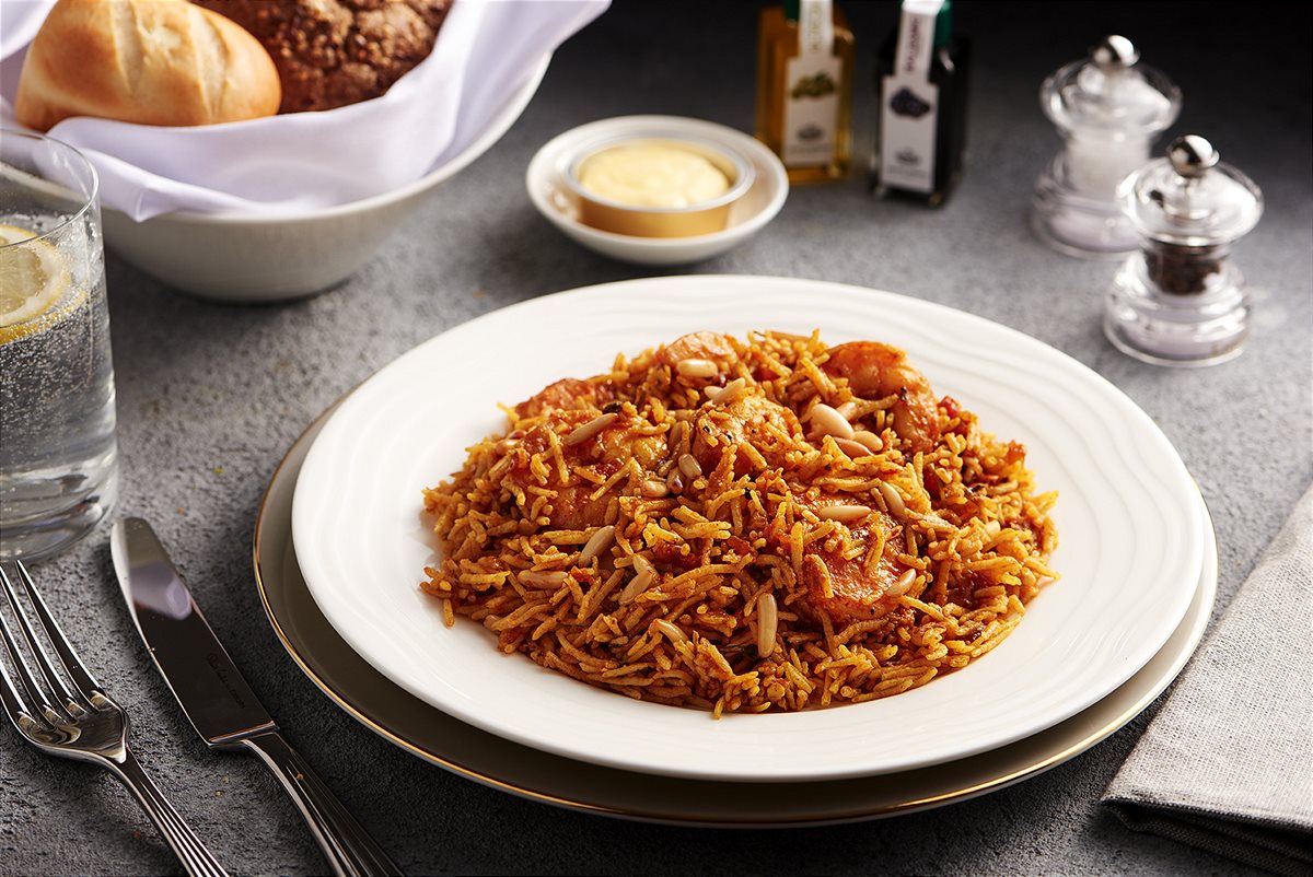 Garnelen-Machbous nach Emirates Rezept