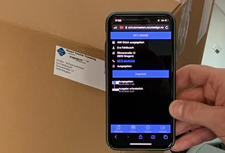 Smart Textile Tracking App 
