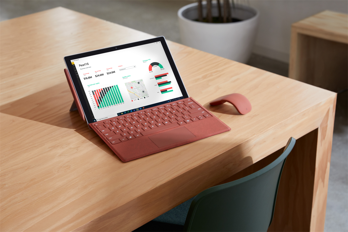 Surface Pro 7+ Header