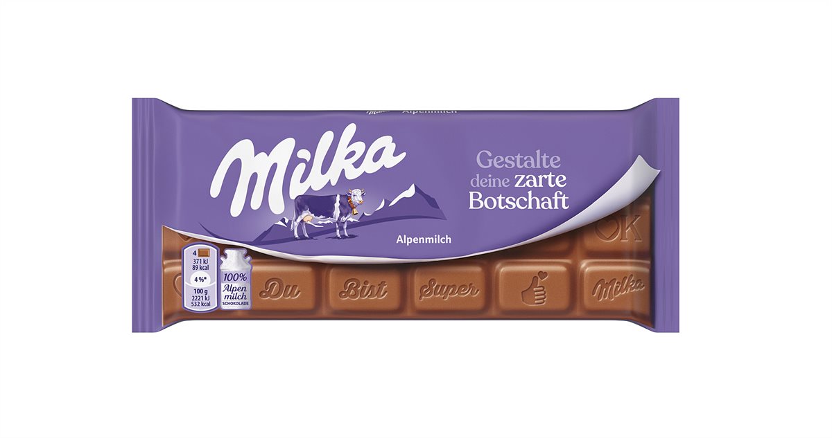 Milka Zarte Worte Edition 