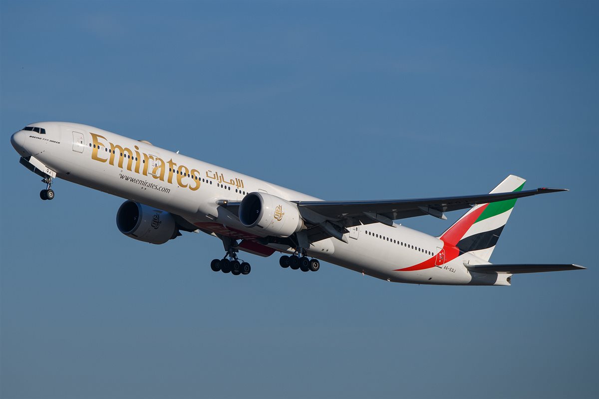Die Boeing 777-300ER von Emirates