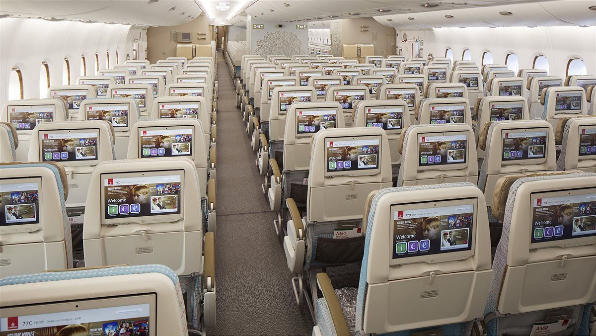 Die Emirates Economy Class im A380