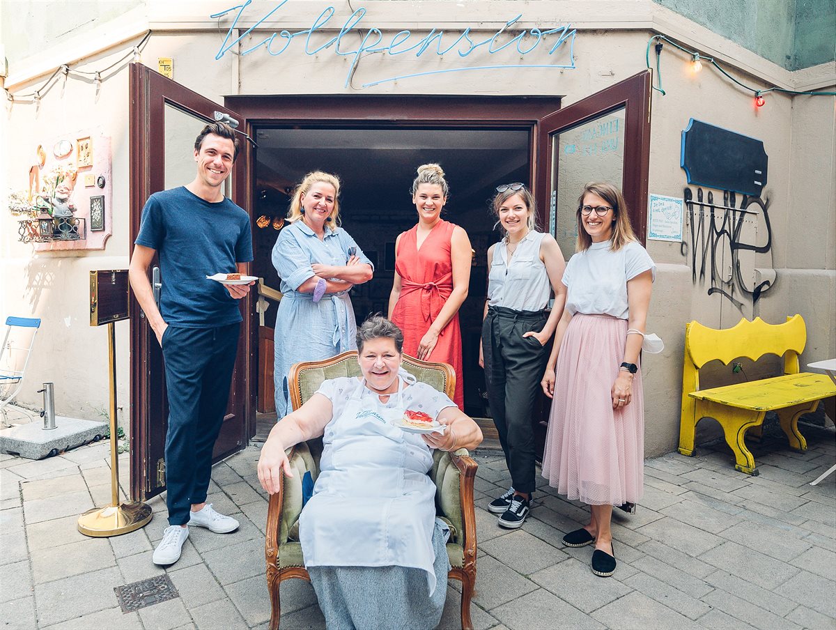 Das Team von Vollpension und Grayling