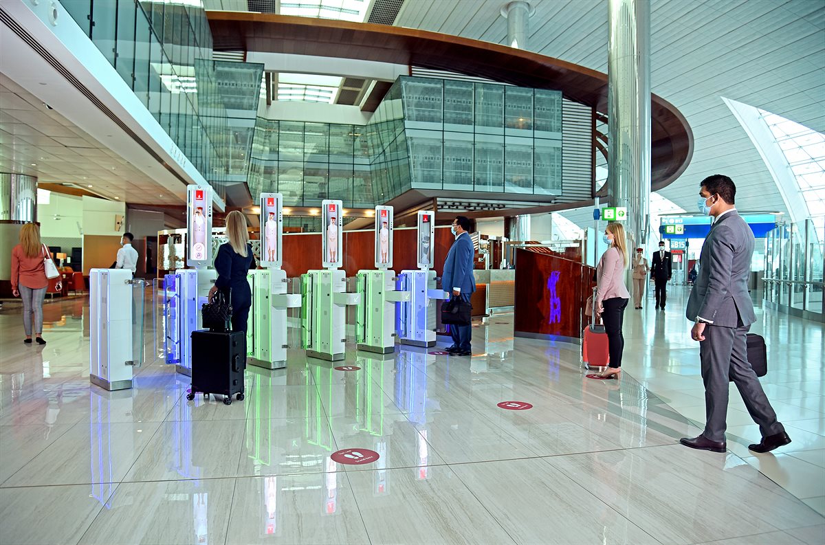 Biometrische Kontrolle in Dubai