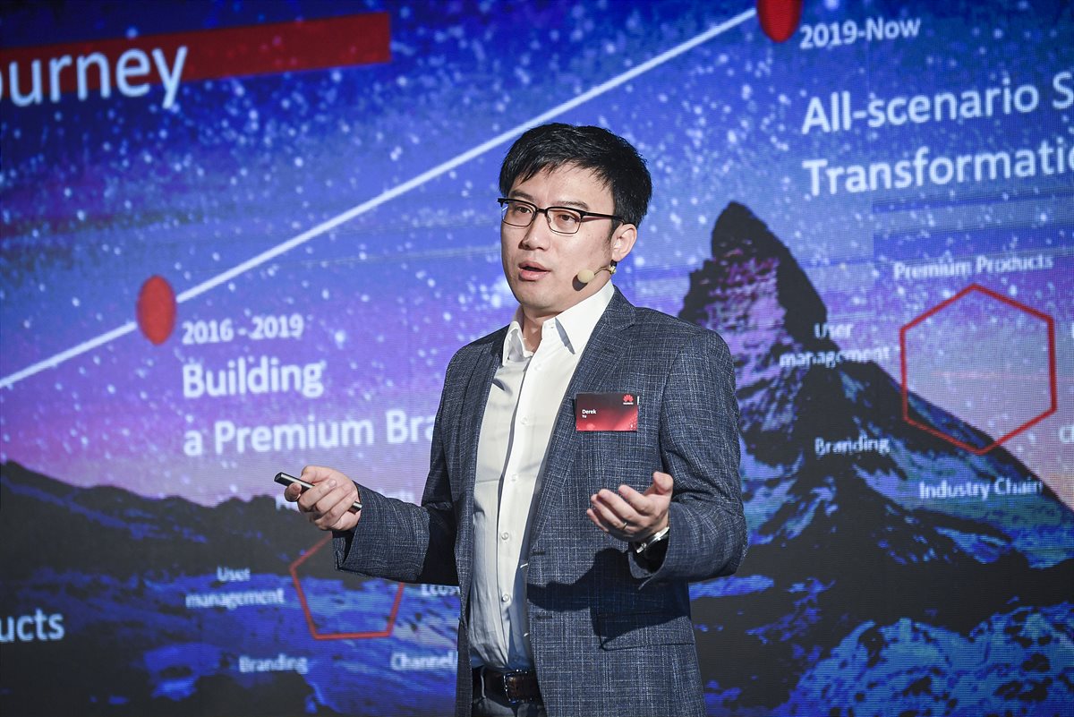 Speaking at the opening of the Digital Finance and Security Innovation Lab; (Derek Yu, President of Central Eastern Europe, Nordic and Canada Region, Huawei Consumer Business Group; Helsinki, Finland, 28 Sept 2021)