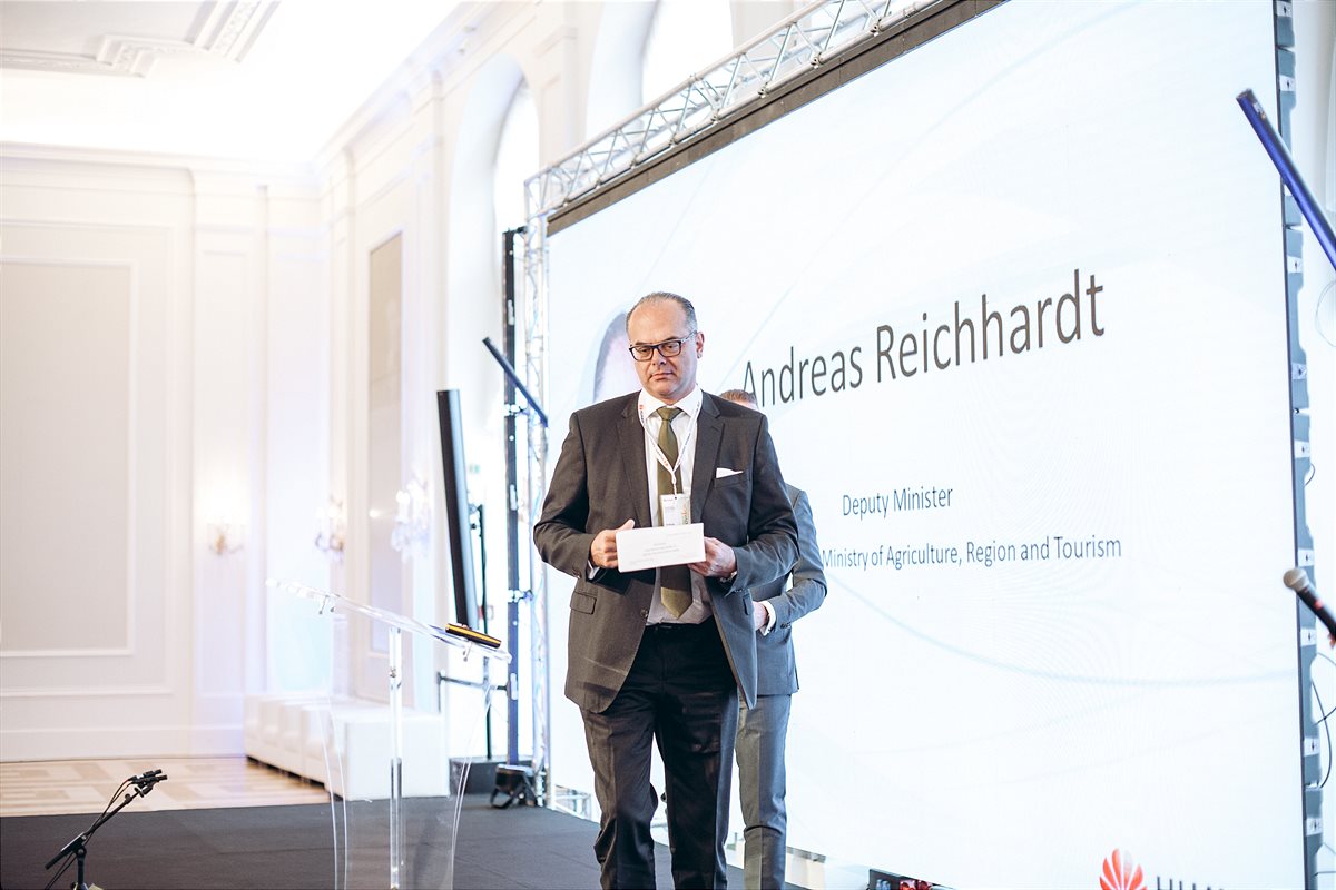Andreas Reichardt am Huawei Innovation Day 