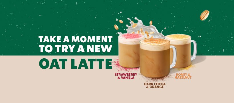 Starbucks NEW Oat Lattes