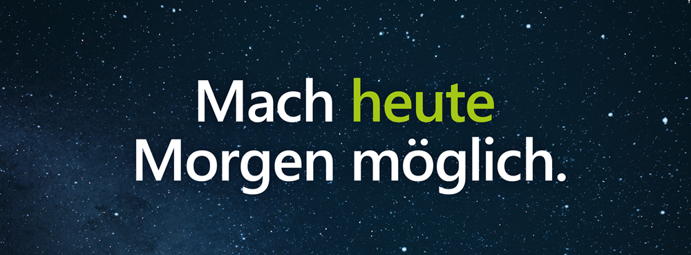 Mach heute morgen möglich