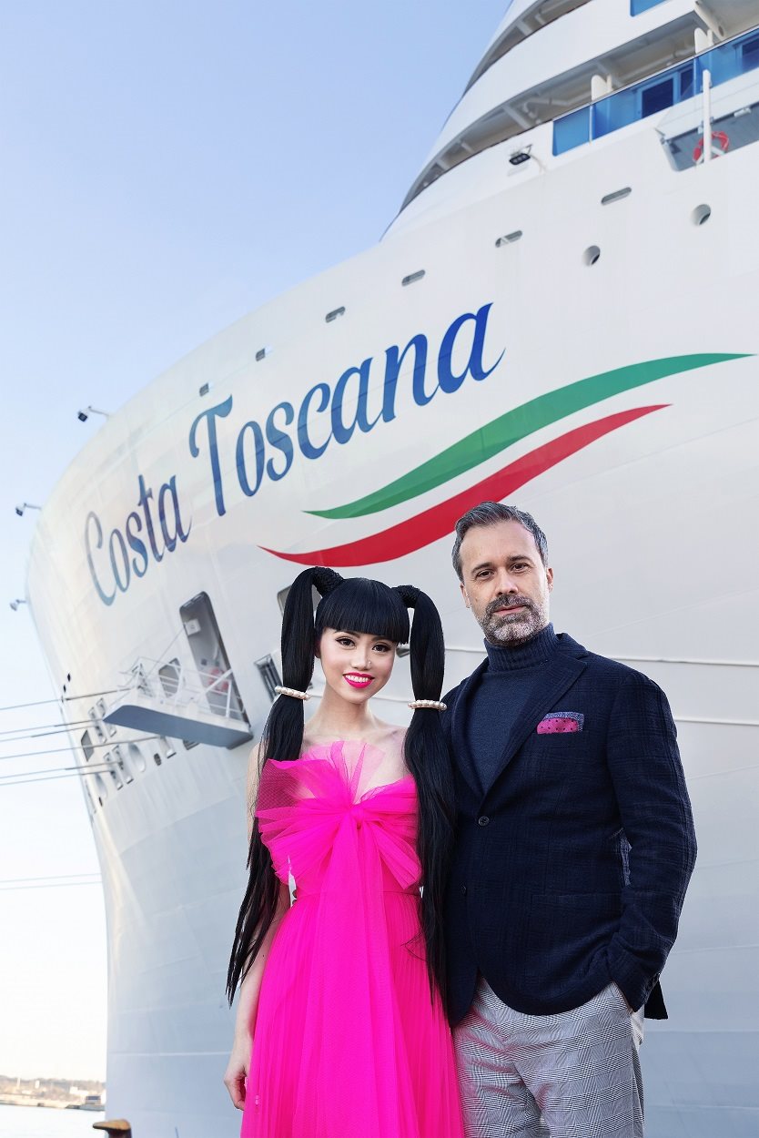 Jessica Minh Anh on Costa Toscana 2022