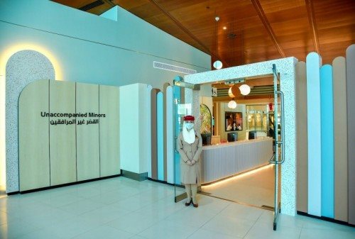Emirates Lounge für unbegleitete Minderjährige