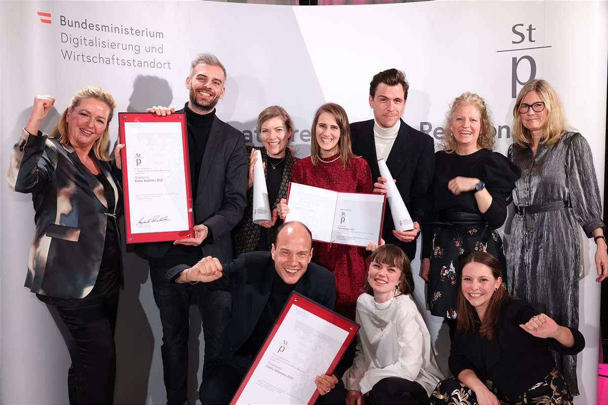 Staatspreis Gala 2021: Vollpension und Grayling Austria Team