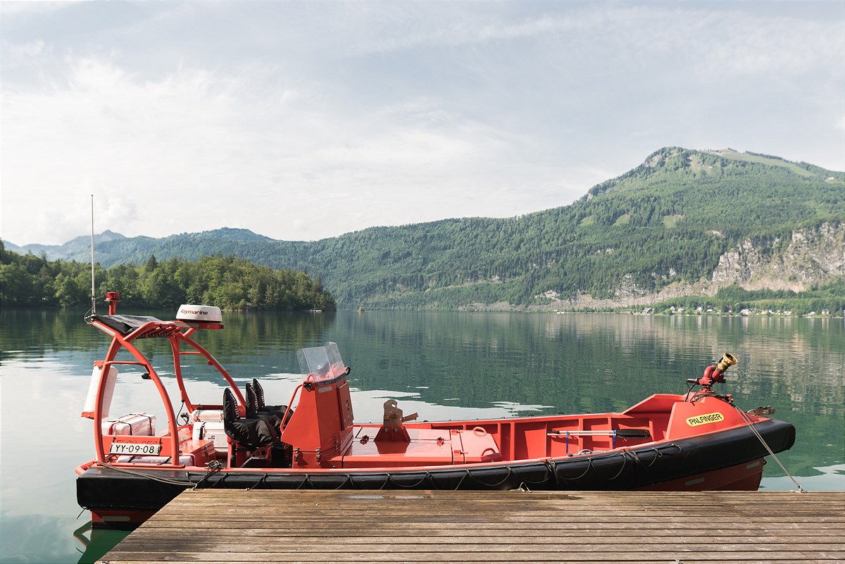 Das PALFINGER Einsatzboot FRSQ 850 A TID FIFI