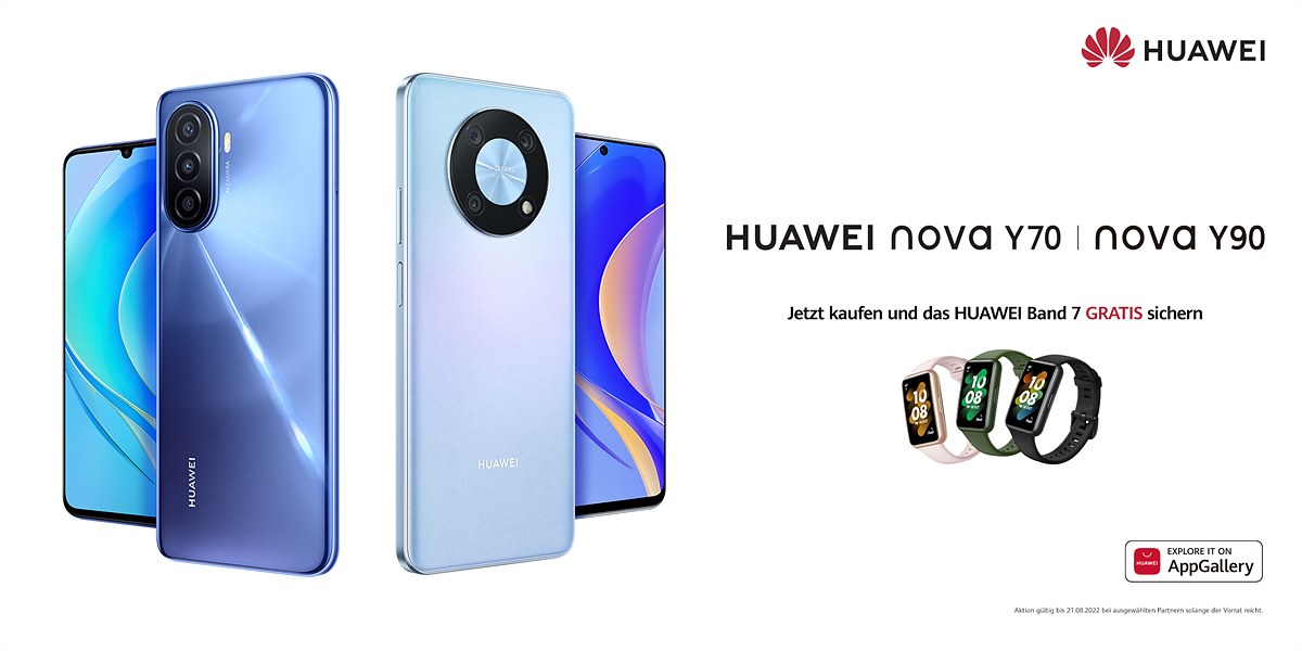 Huawei nova Y90 und Y70