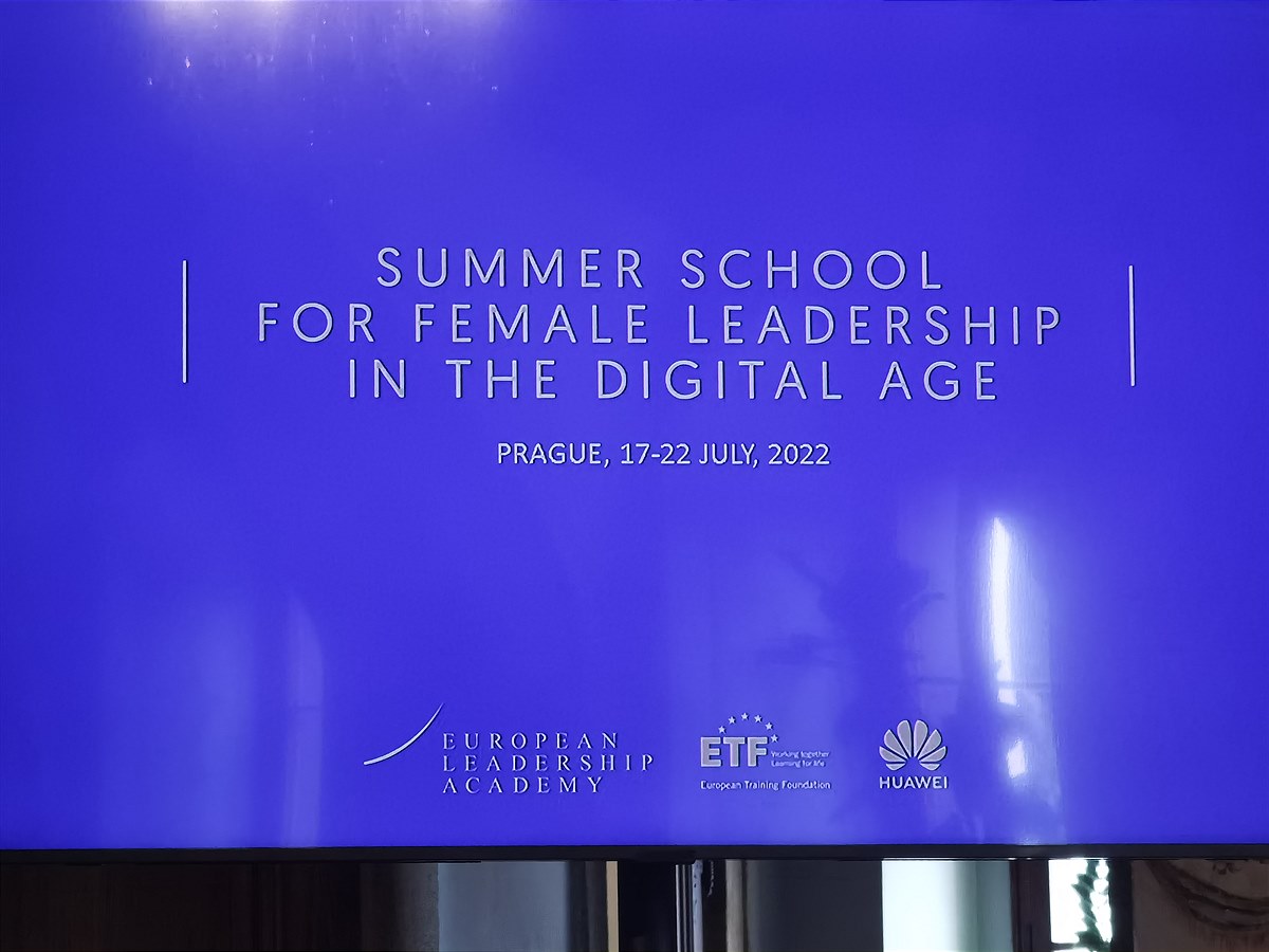 Bei der Summer School for Female Leadership in the Digital Age in Prag.
