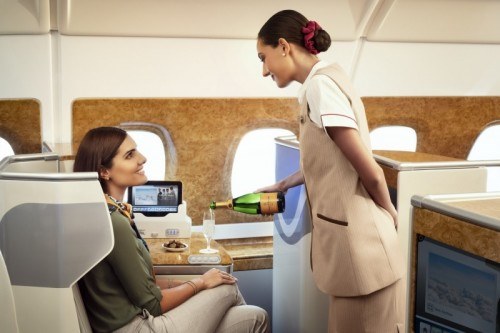 Emirates Champagner