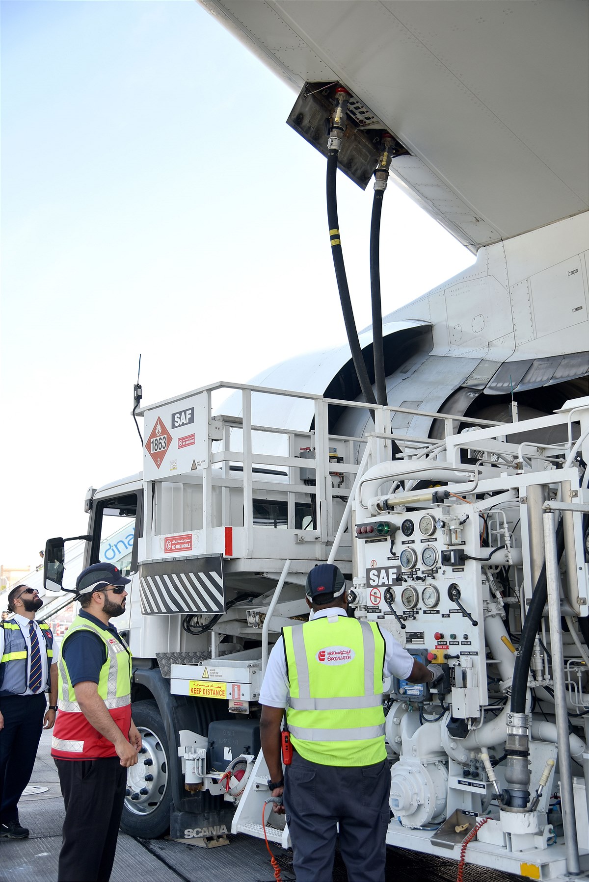 Emirates SAF Demonstrationsflug