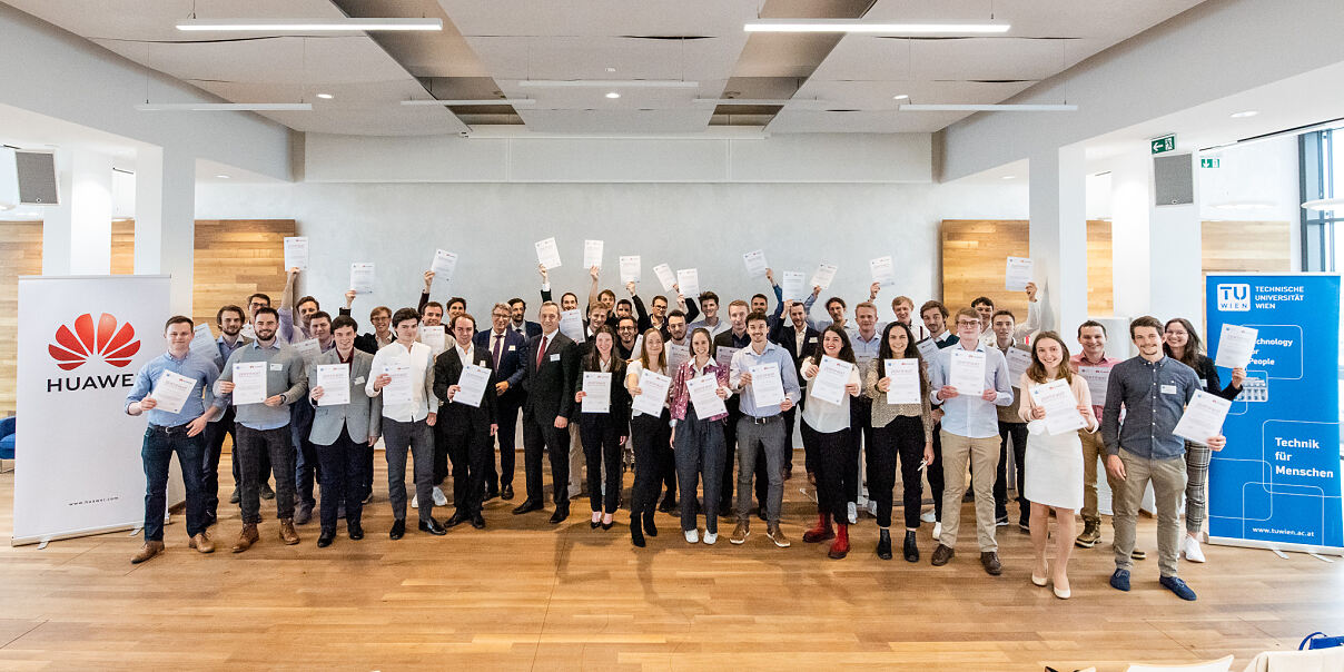 Huawei SFTF-Scholarhsip Verleihung an der TU Wien 2022