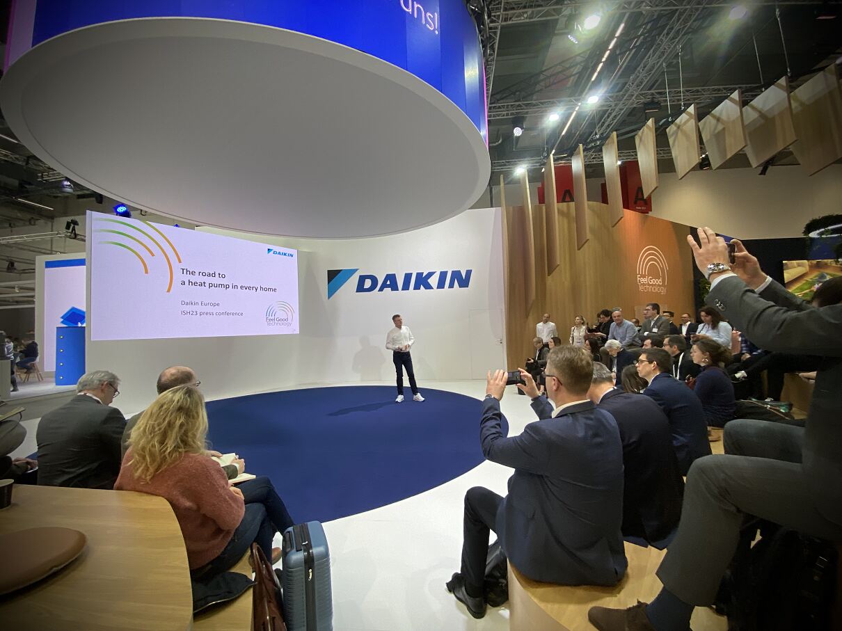 Daikin präsentiert Investitionen und Neuheiten