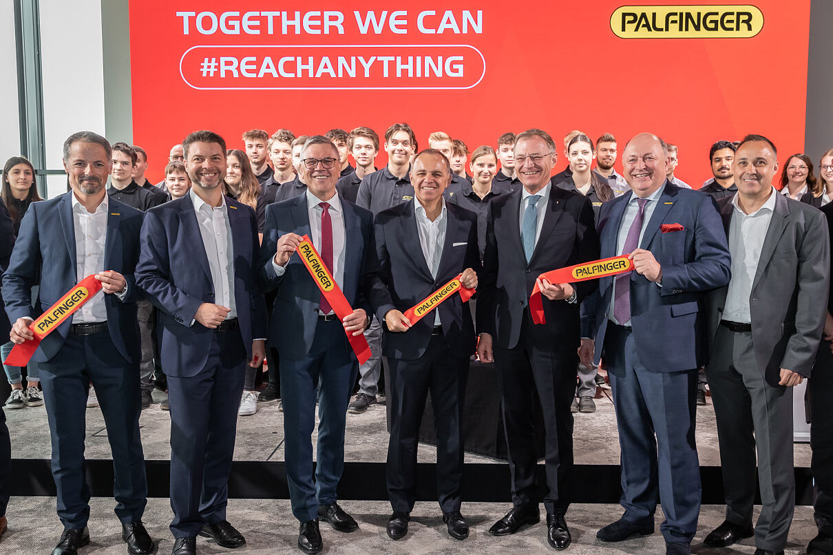 The opening of the PALFINGER Campus and PALFINGER World in Lengau.