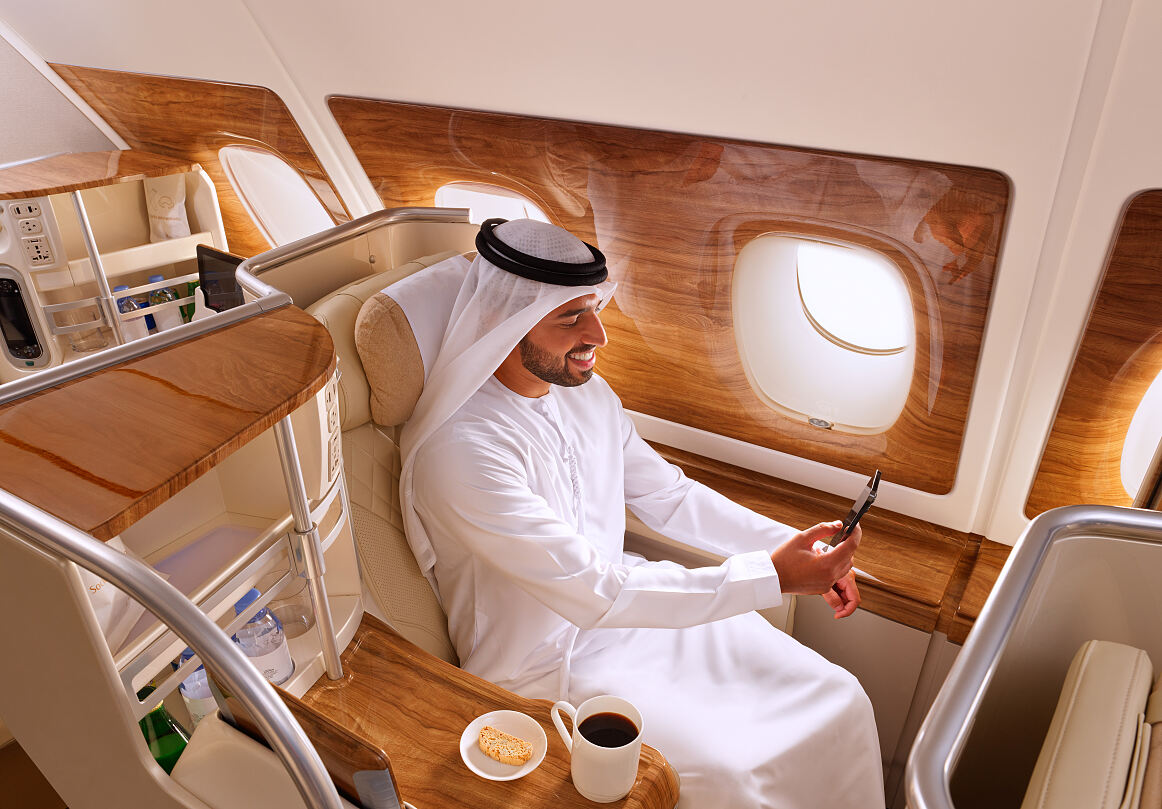 Emirates WLAN an Bord