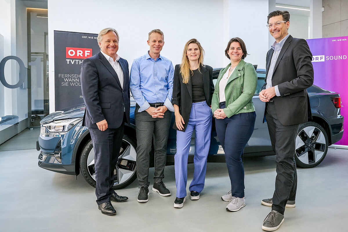 Polestar und der ORF kooperieren beim In-Car-Infotainment