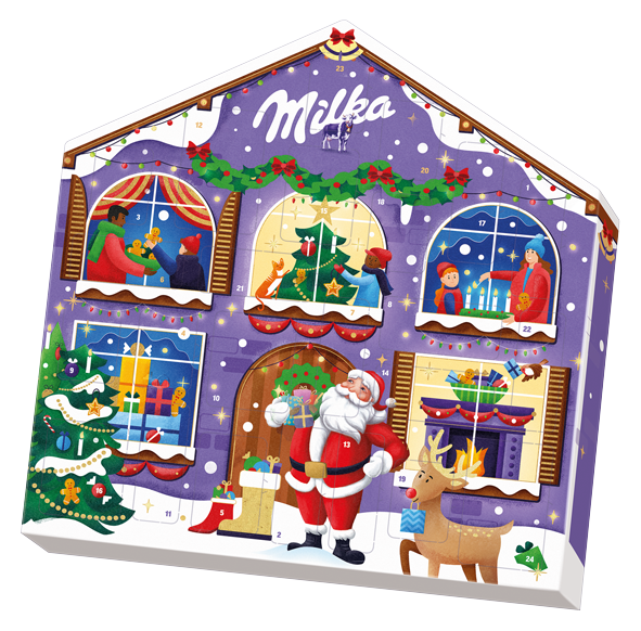 Milka Magic Mix Adventkalender Haus