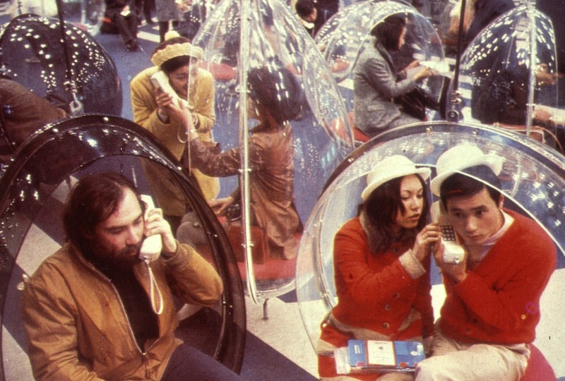 Erste Mobiltelefone Expo 1970 in Osaka