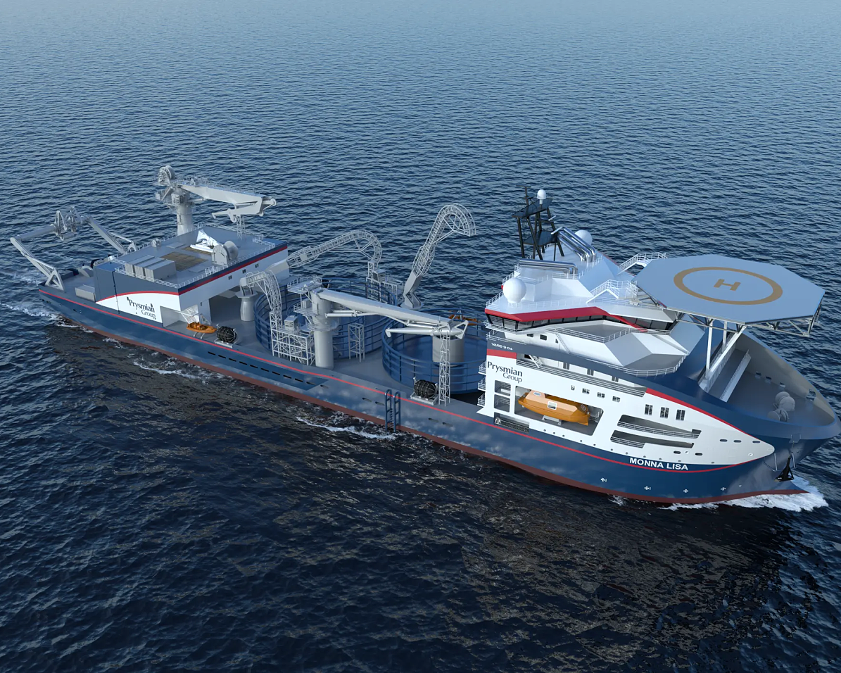 PALFINGER MARINE wurde ausgewählt, um seine maritimen Lösungen für das neue Kabelverlegungsschiff Monna Lisa zu liefern. 