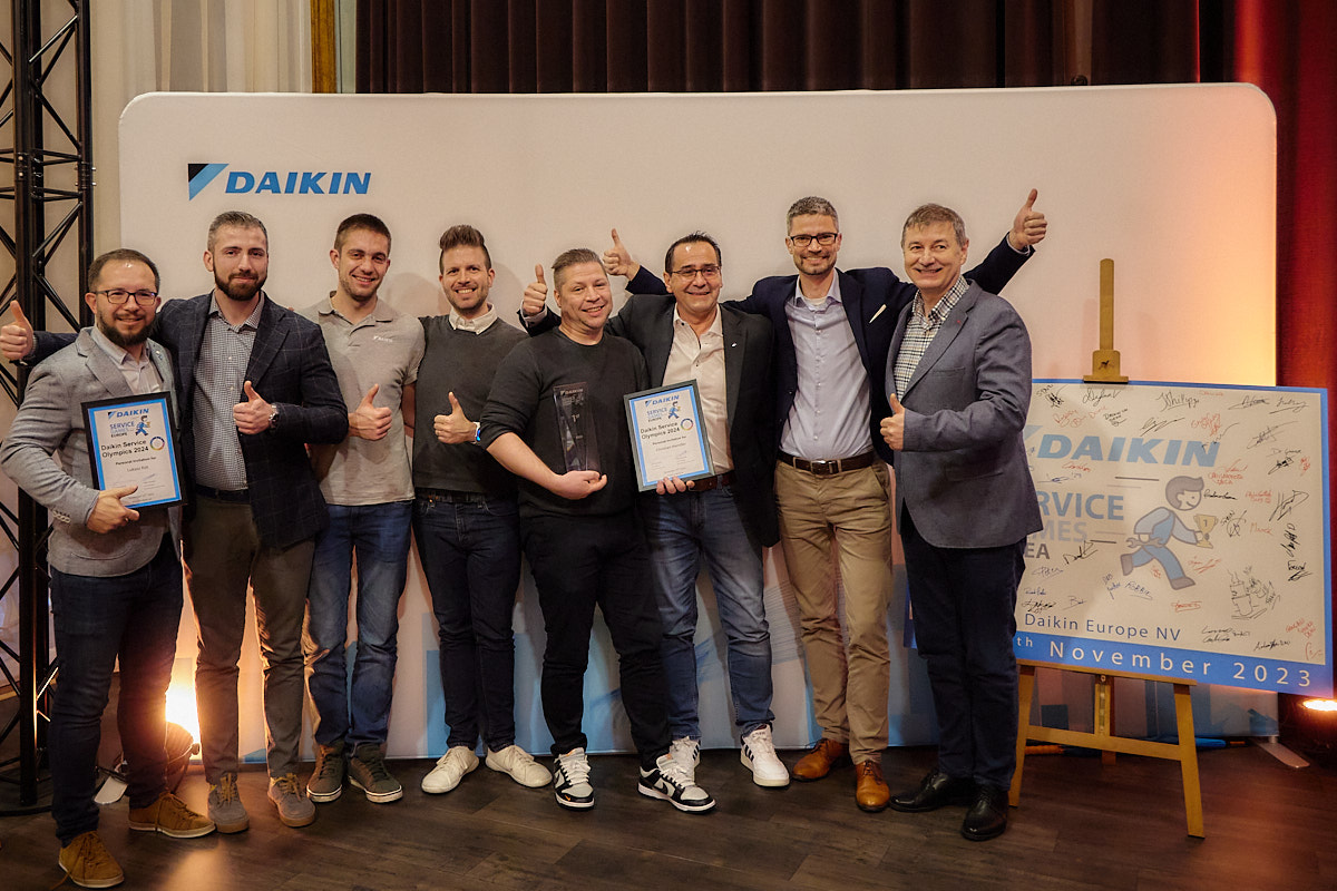Die Finalisten der Daikin Europe Service Games 2023