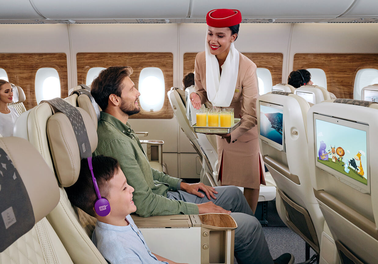 Emirates-Reisen mit Kindern