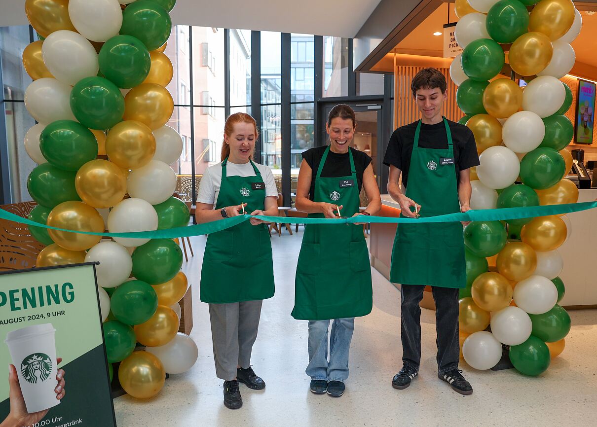 Eröffnung Starbucks Coffee House Kaufhaus Tyrol