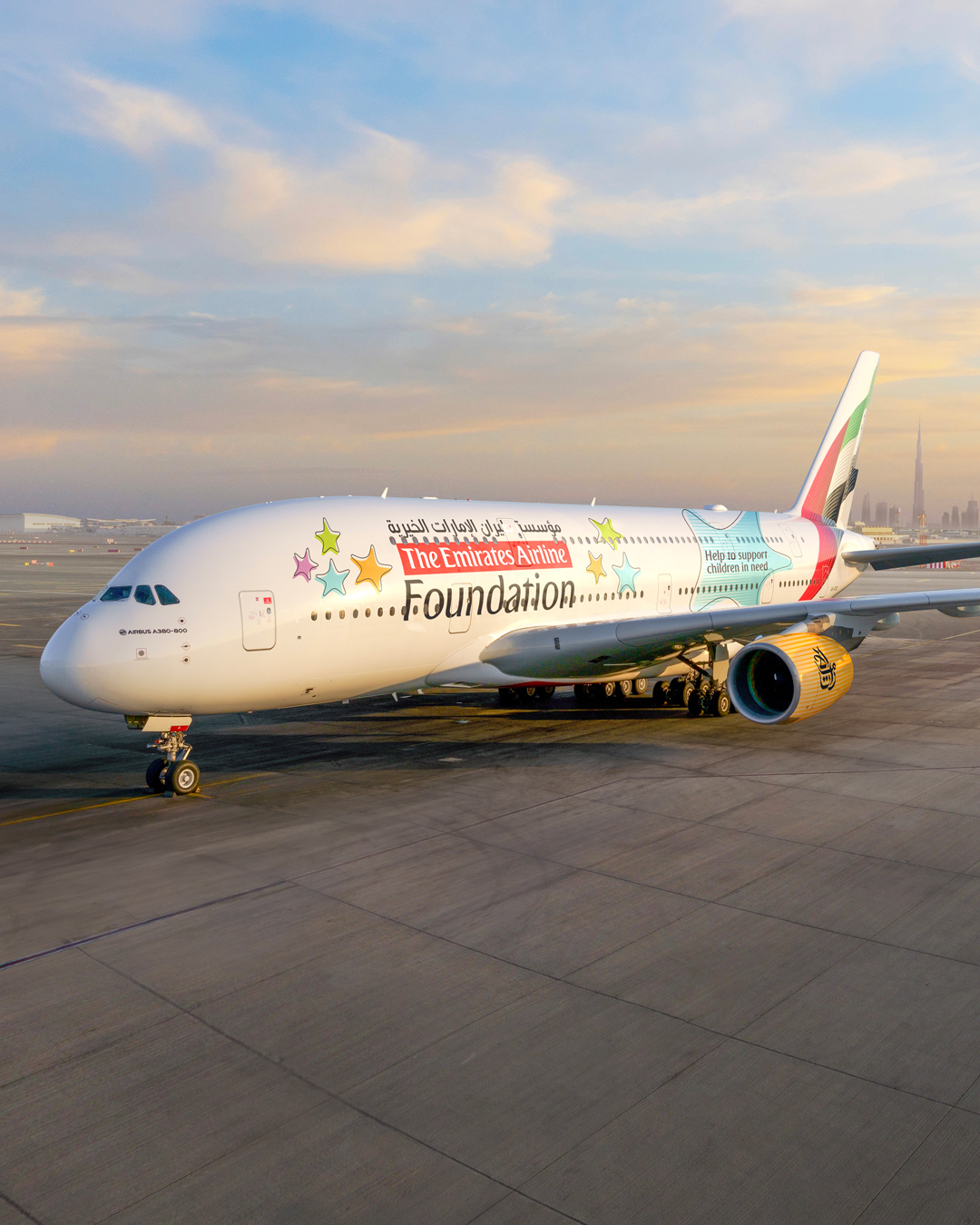 Emirates Sonderlackierung 