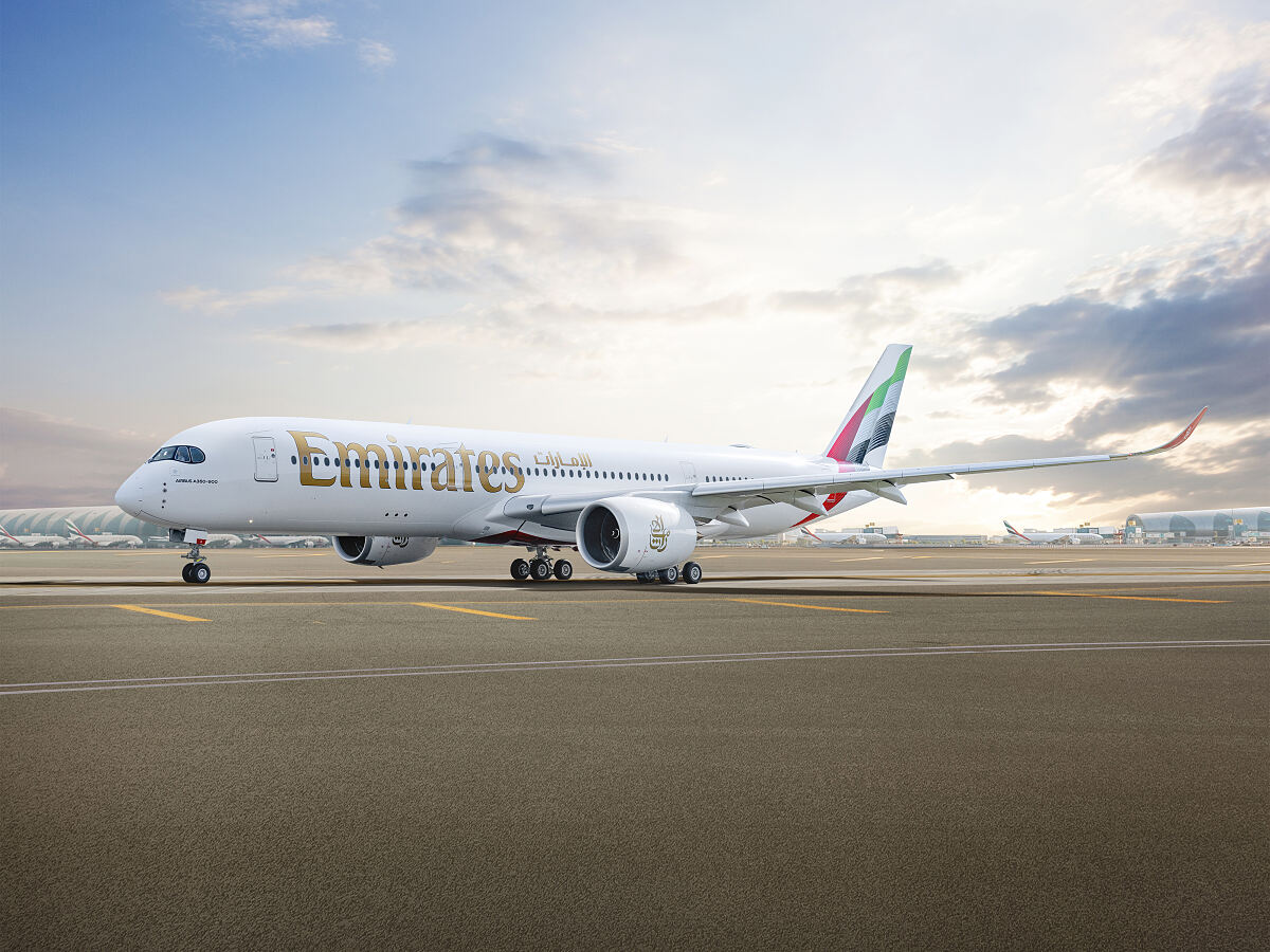 Emirates präsentiert ihren ersten A350